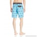 Maui & Sons Men's Sharks & Crows Printed Fixed Waist Boardshort Blue Atoll B01N7UD4JT